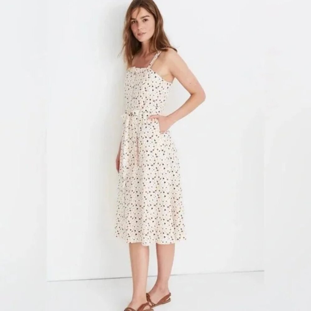 Madewell Terrazzo Apron Dress
